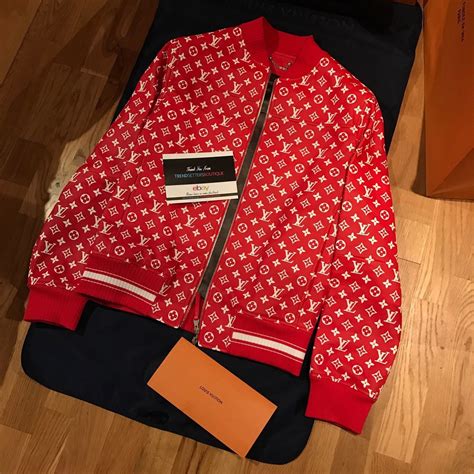 supreme louis vuitton track pants replica|supreme x louis vuitton jacket.